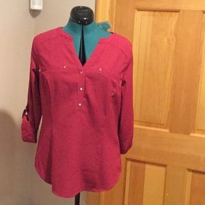 NWT Stitch Fix Raspberry Size M blouse.